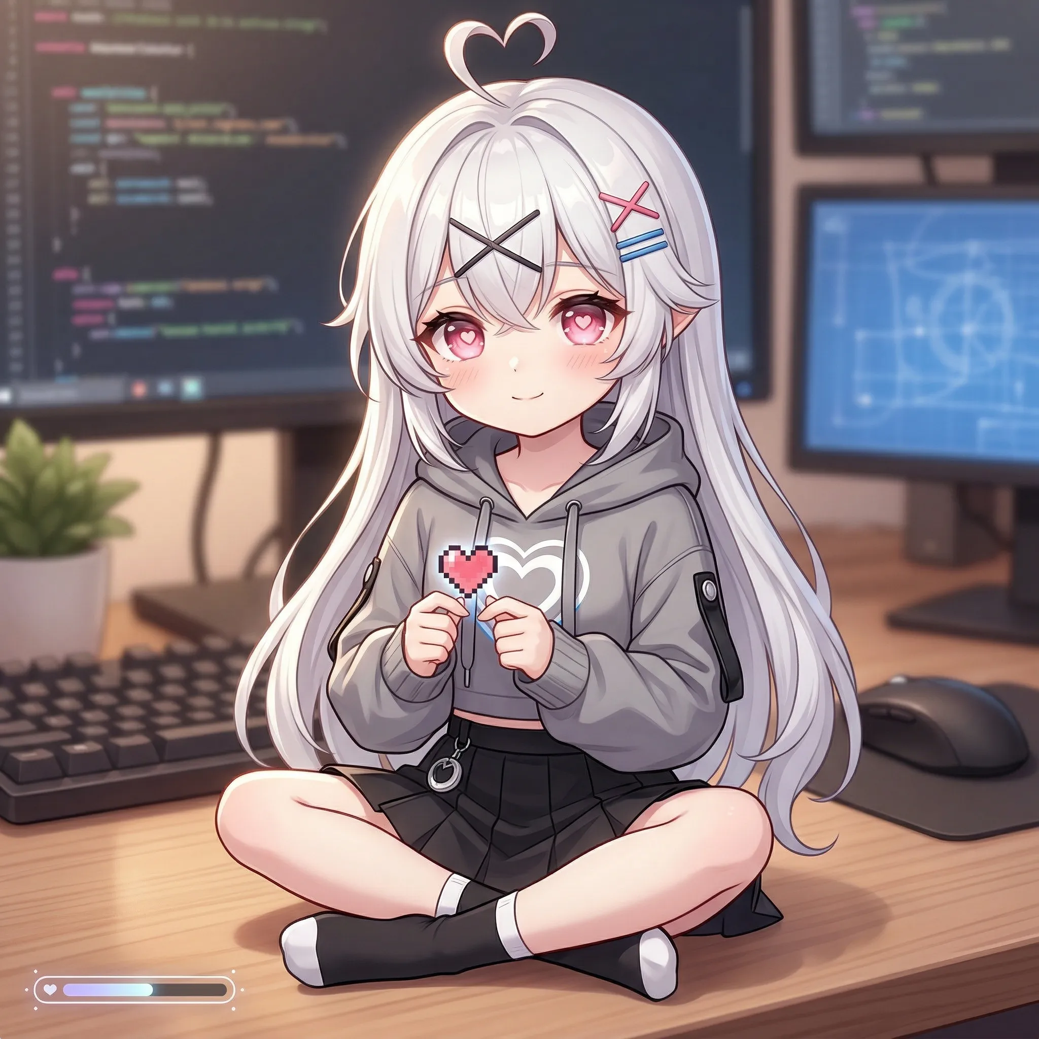 Elf desktop pet scene